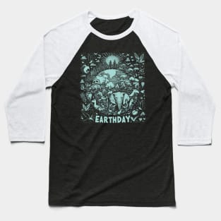 Earth day Baseball T-Shirt